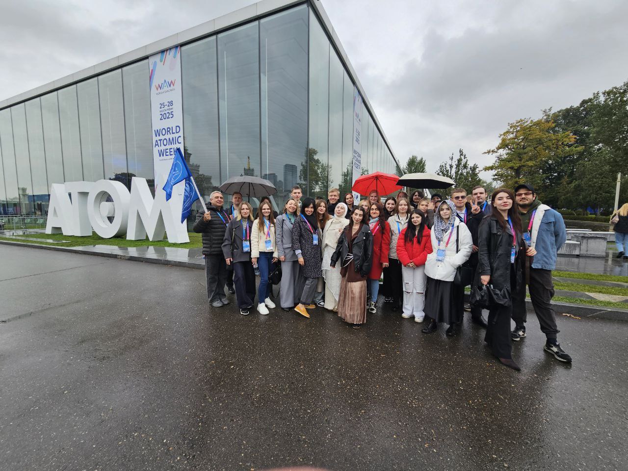 Посещение Марафона, посвящённого 80-летие Росатома